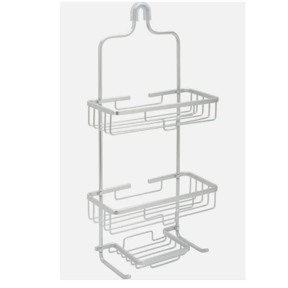 Zenna Home Hanging Shower Caddy with 2 Shelves, Soap Tray